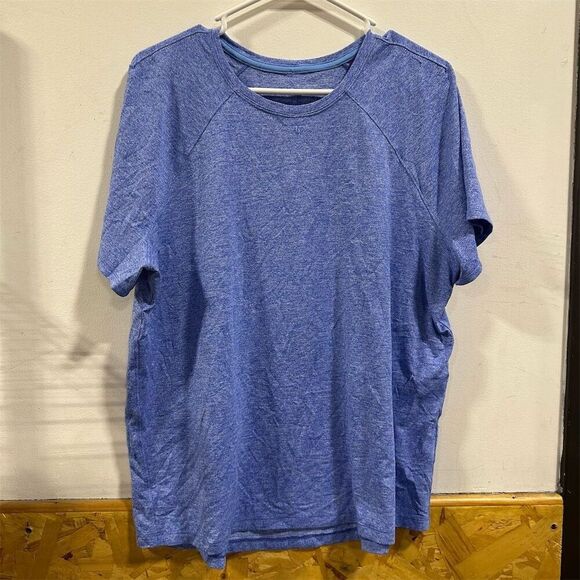Lululemon Men's Blue Tech Short Sleeve T-Shirt Size M - Picture 1 of 9